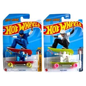 Hot Wheels Skate Grom Tony Hawk Lot of 2 Carded Variants HW Sports